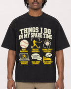 Mockup Boxy Heavyweight Tee Black male close-up 04