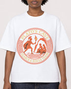 Mockup Boxy Heavyweight Tee White female close-up 14