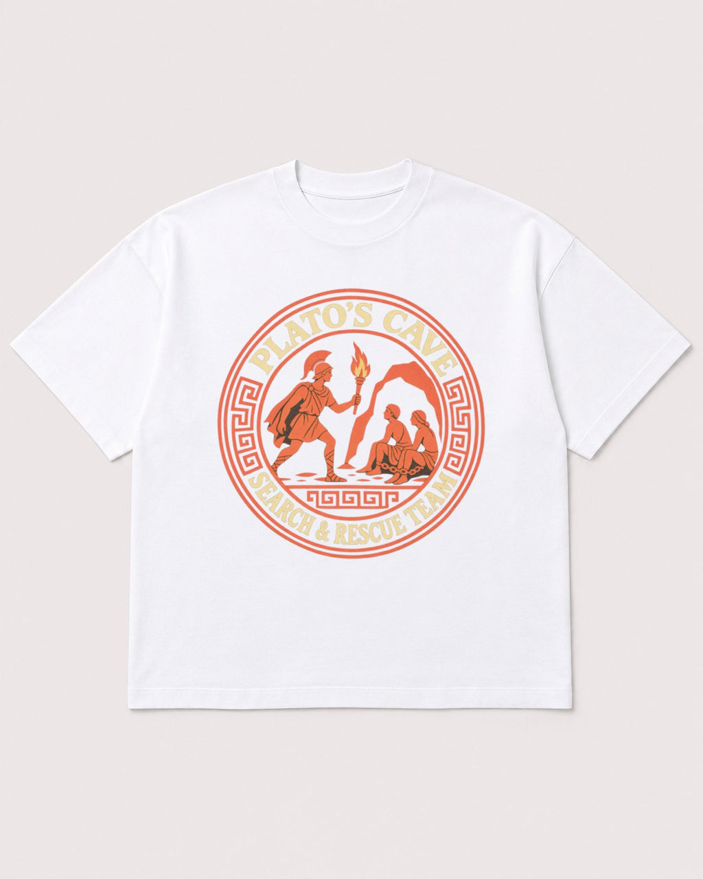 Mockup Boxy Heavyweight Tee White product