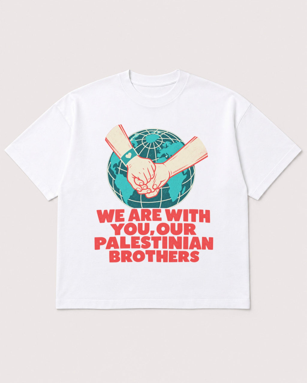 Mockup Boxy Heavyweight Tee White product