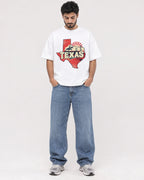 Mockup Boxy Heavyweight Tee White male full-body 07