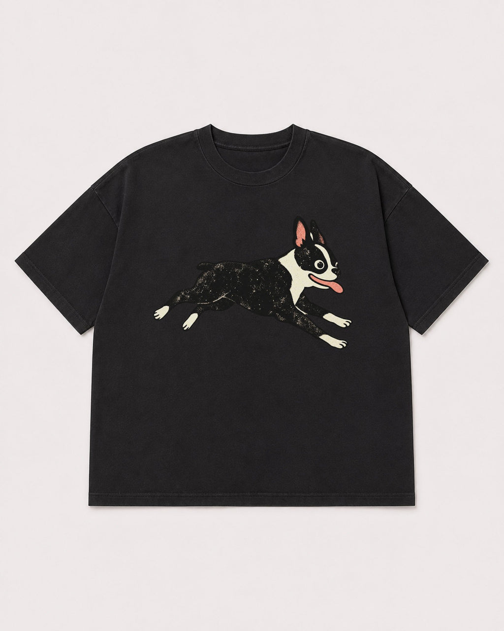Mockup Boxy Heavyweight Tee Black product