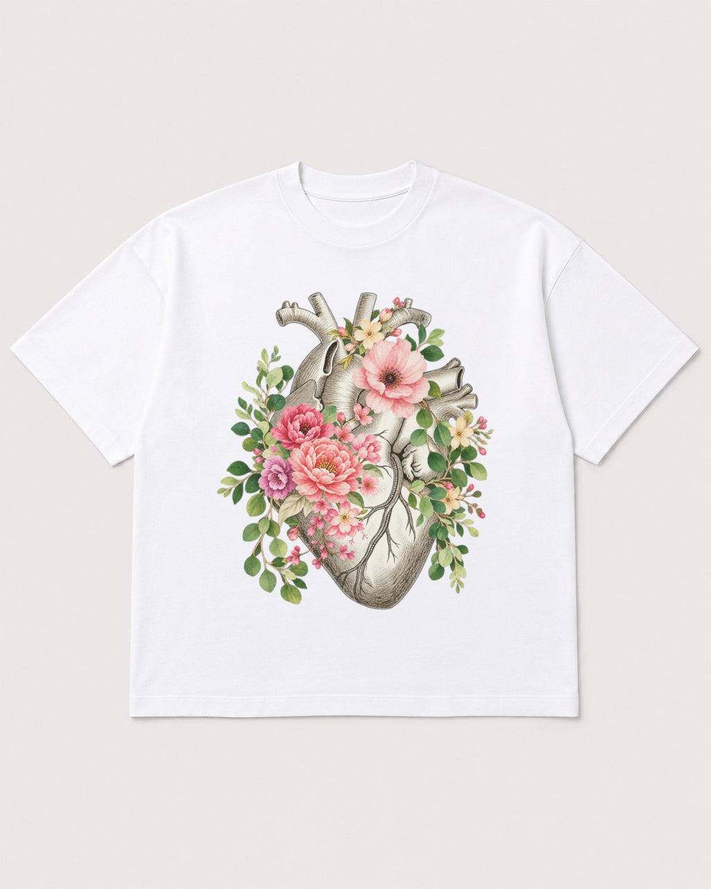 Mockup Boxy Heavyweight Tee White product