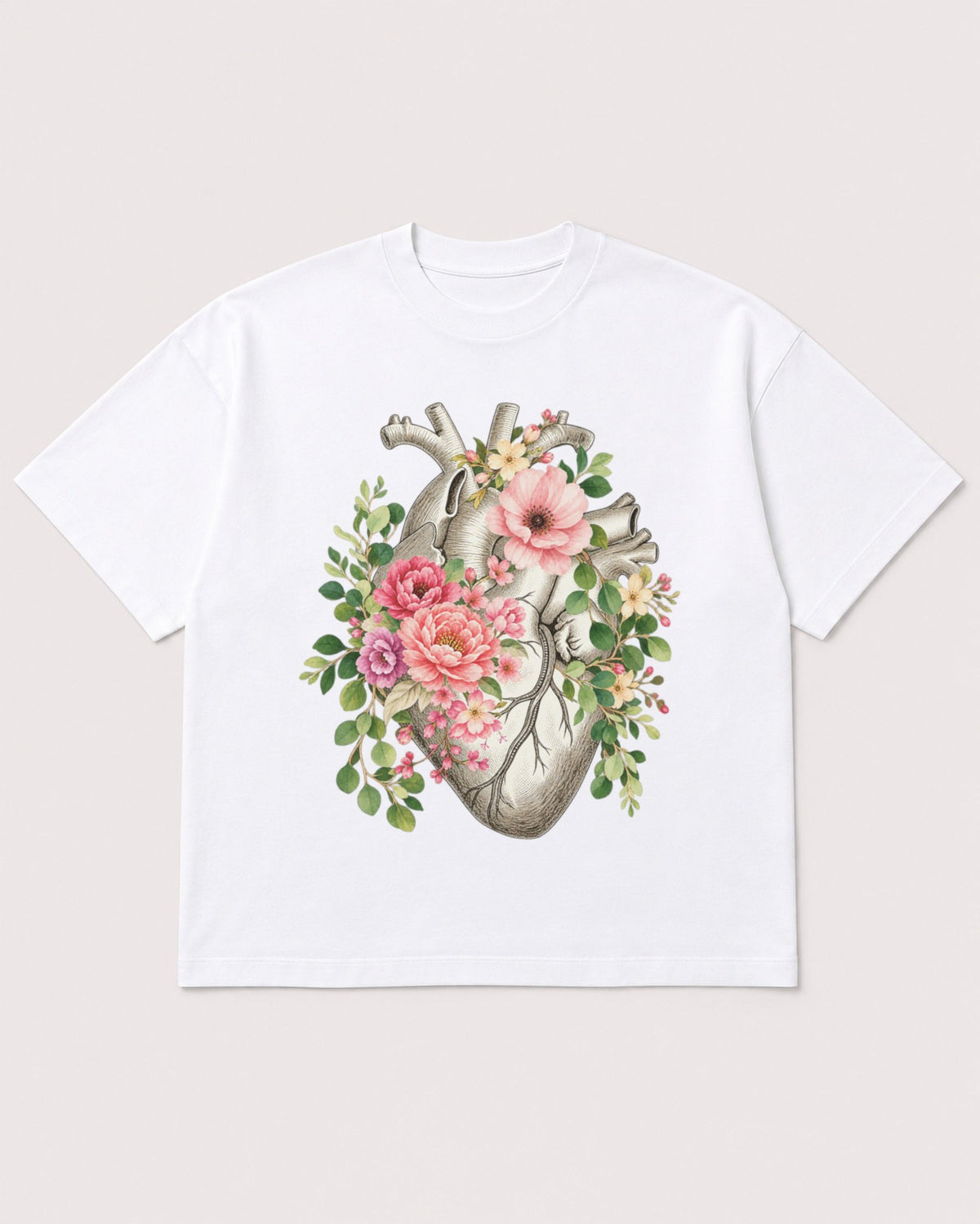 Mockup Boxy Heavyweight Tee White product