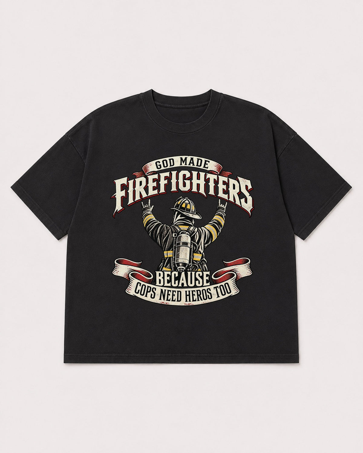 Mockup Boxy Heavyweight Tee Black product