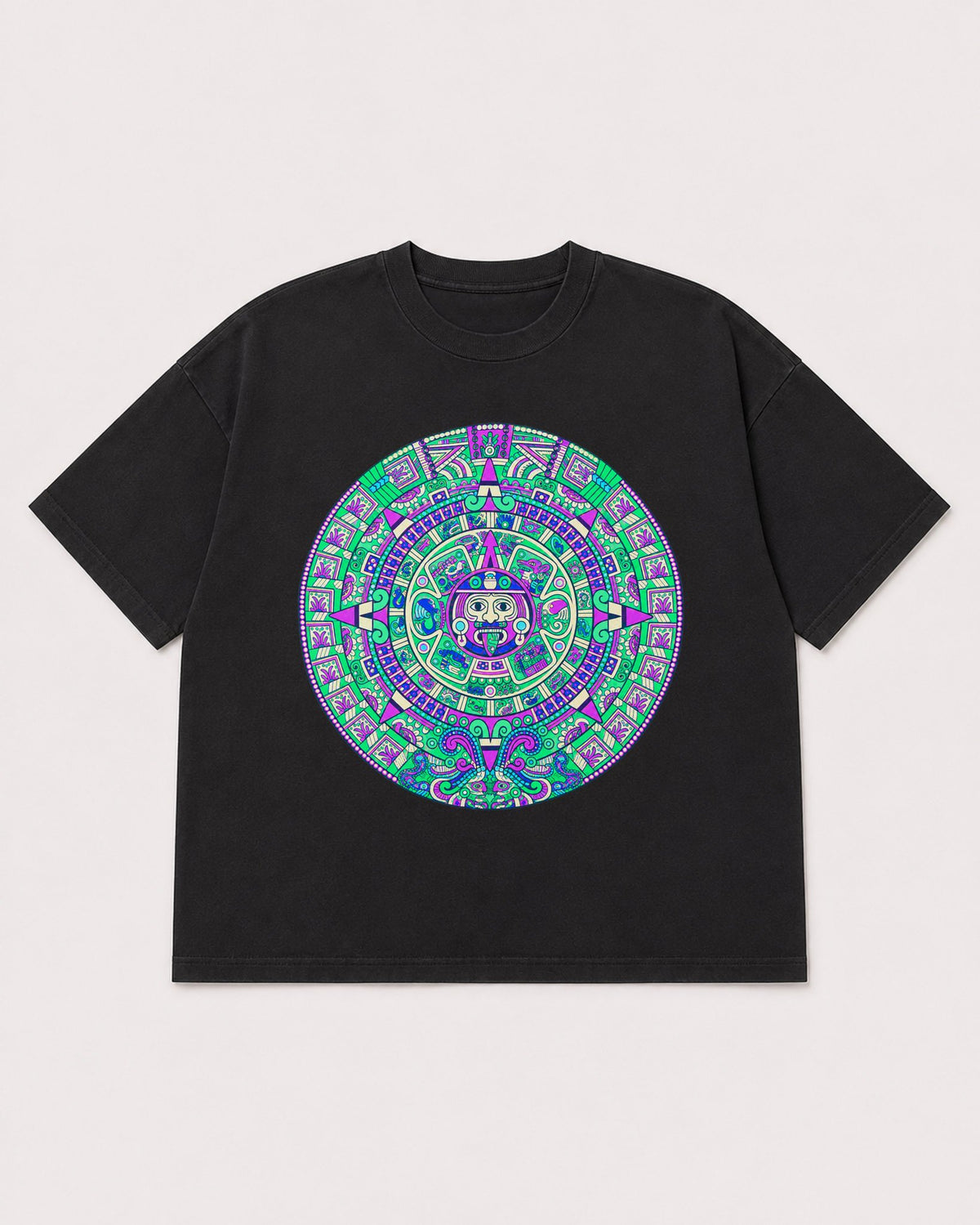 Mockup Boxy Heavyweight Tee Black product