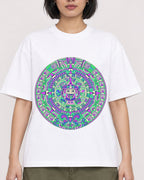 Mockup Boxy Heavyweight Tee White female close-up 32