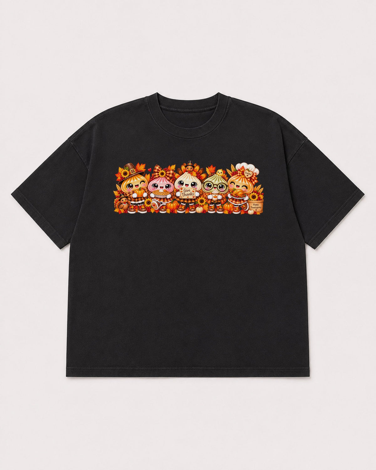 Mockup Boxy Heavyweight Tee Black product