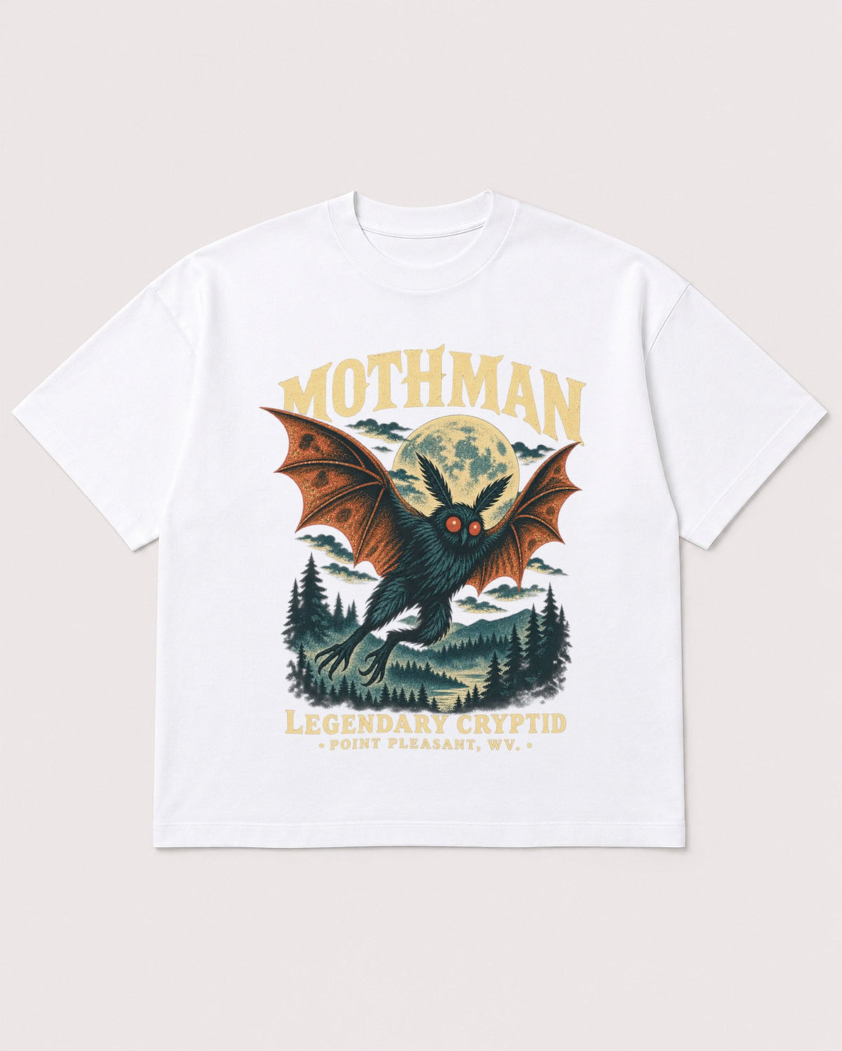 Mockup Boxy Heavyweight Tee White product