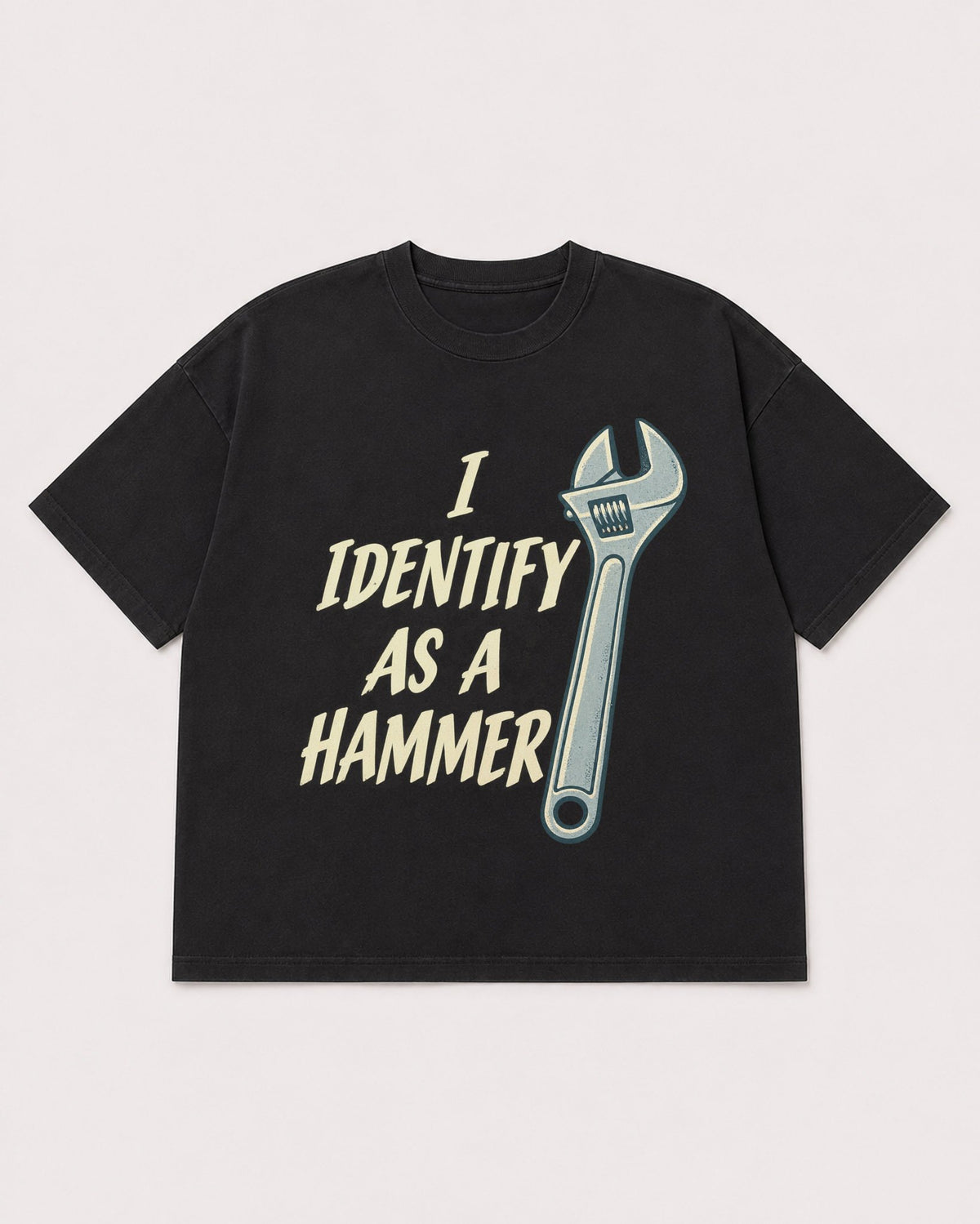 Mockup Boxy Heavyweight Tee Black product