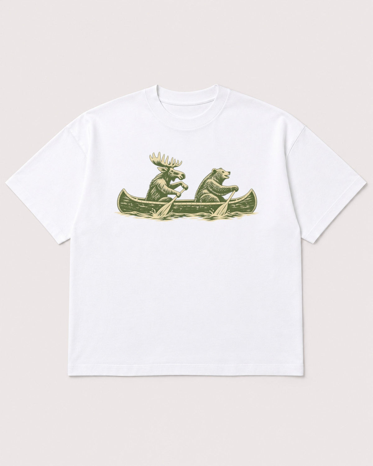 Mockup Boxy Heavyweight Tee White product
