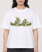 Mockup Boxy Heavyweight Tee White female close-up 03
