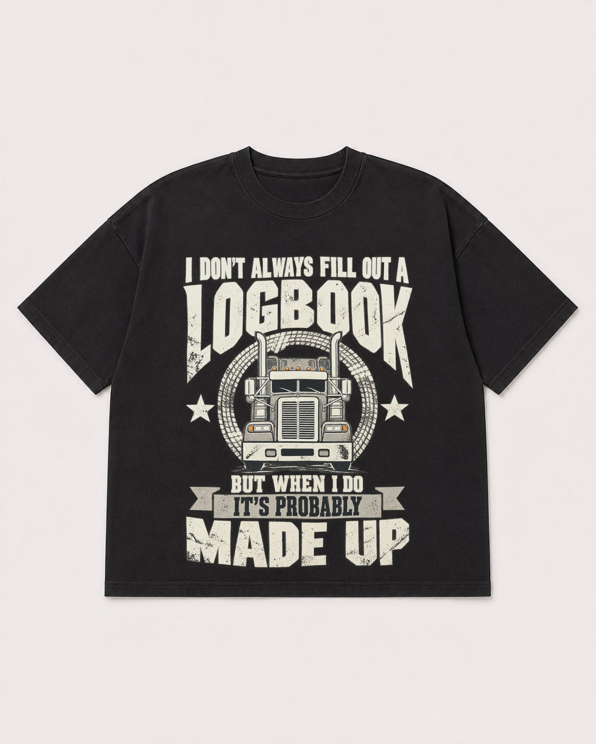 Mockup Boxy Heavyweight Tee Black product
