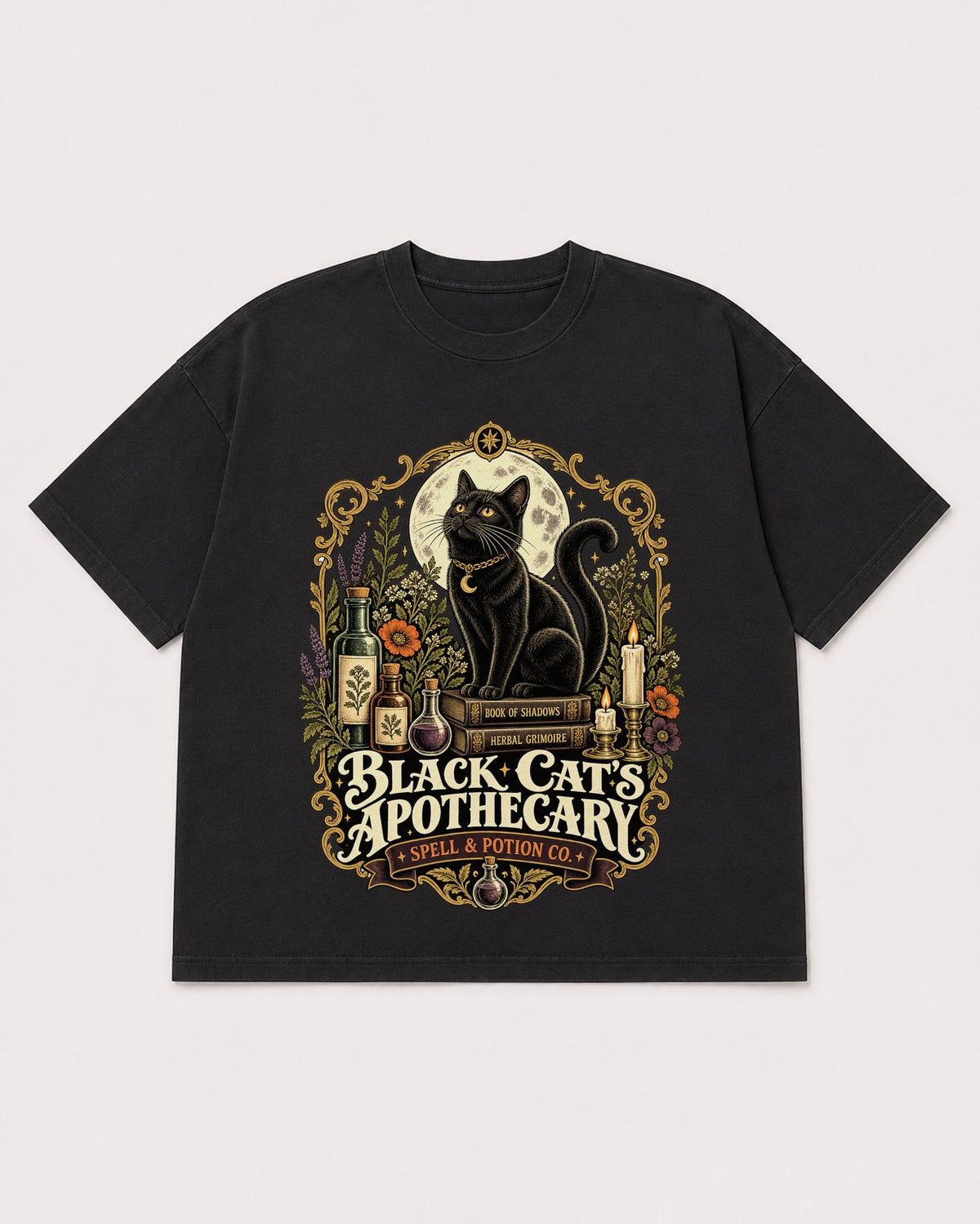 Mockup Boxy Heavyweight Tee Black product