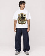 Mockup Boxy Heavyweight Tee White male full-body 06