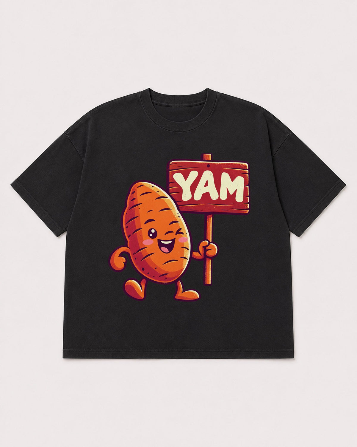 Mockup Boxy Heavyweight Tee Black product