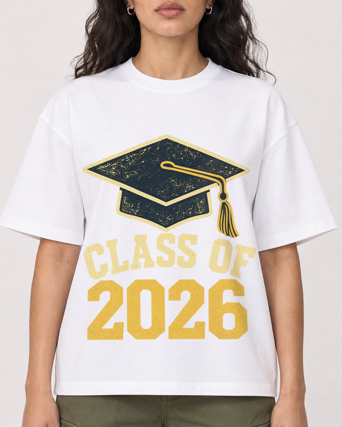 Mockup Boxy Heavyweight Tee White female close-up 07