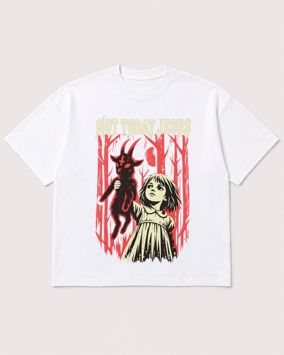 Mockup Boxy Heavyweight Tee White product