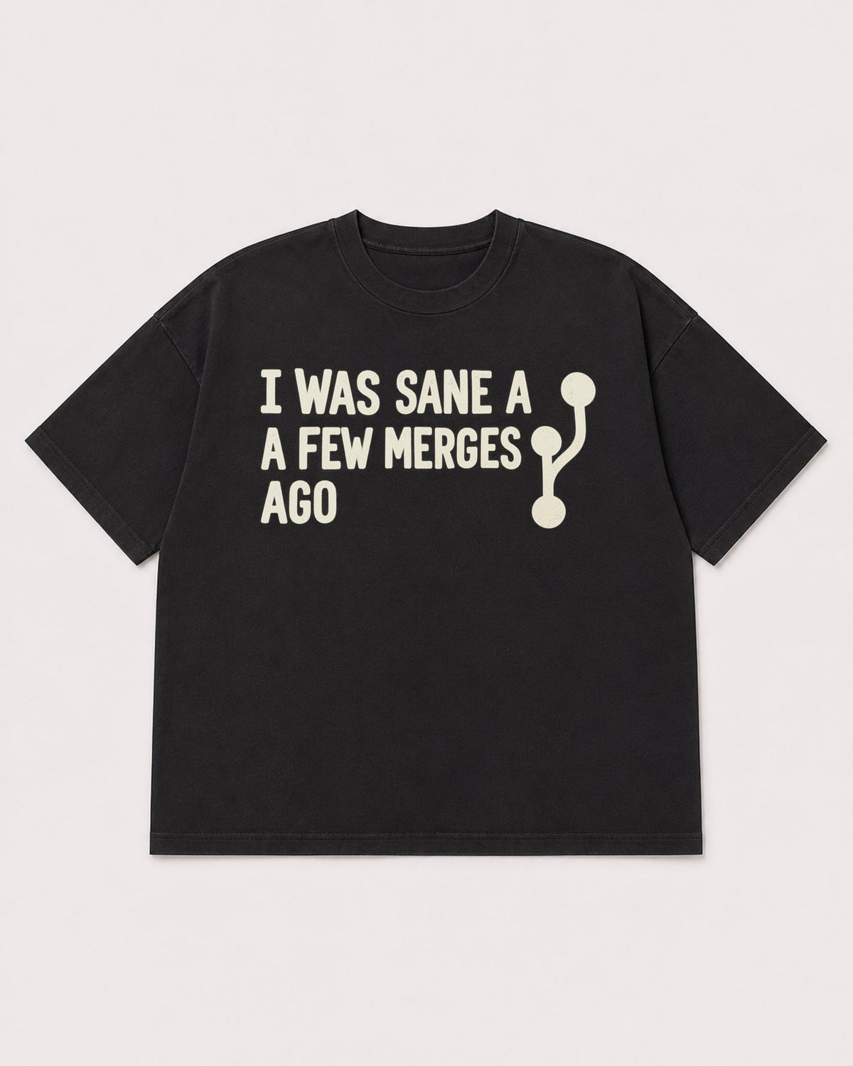 Mockup Boxy Heavyweight Tee Black product