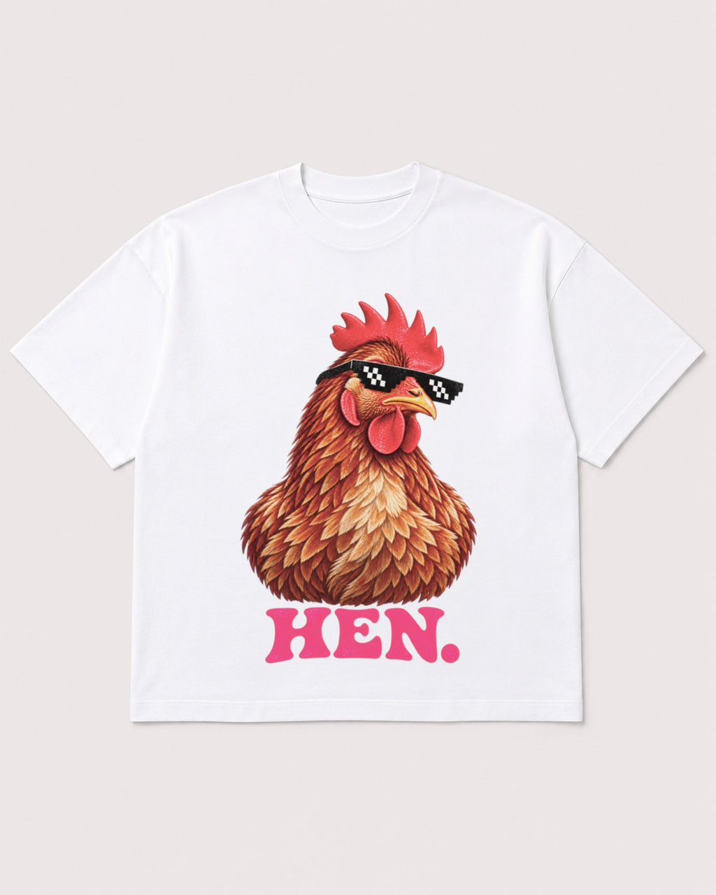 Mockup Boxy Heavyweight Tee White product