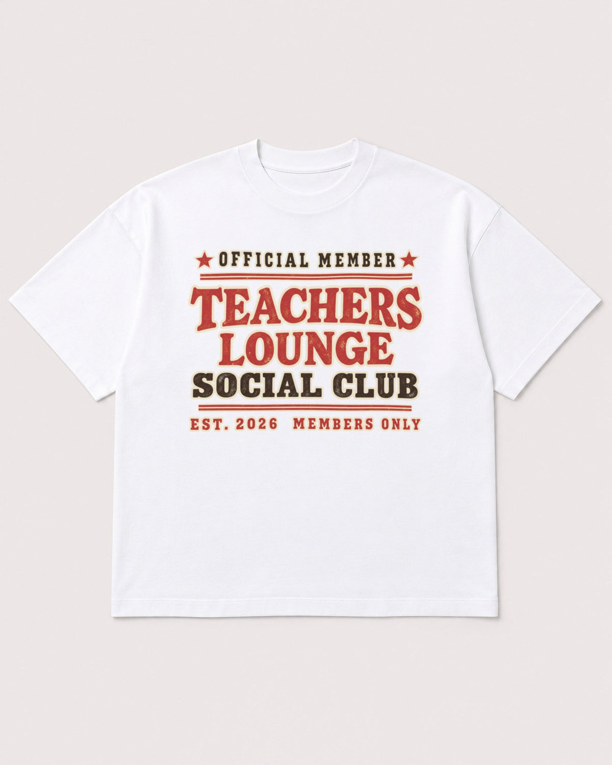 Mockup Boxy Heavyweight Tee White product