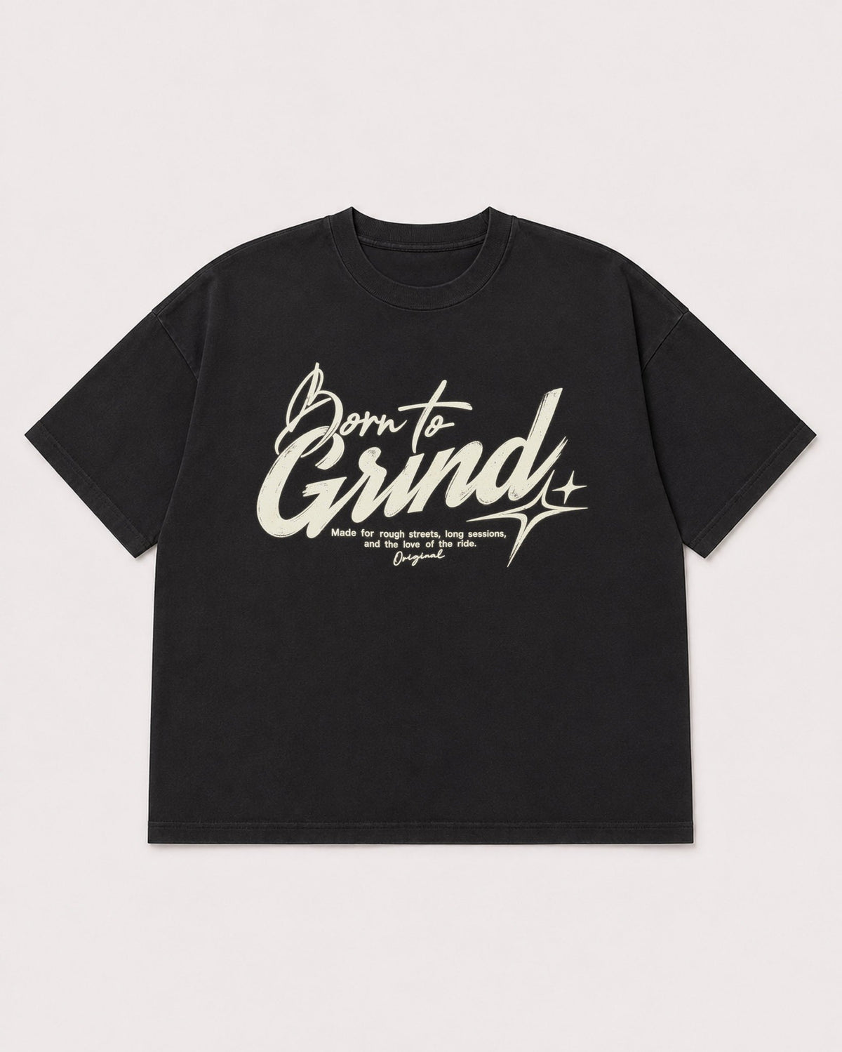 Mockup Boxy Heavyweight Tee Black product