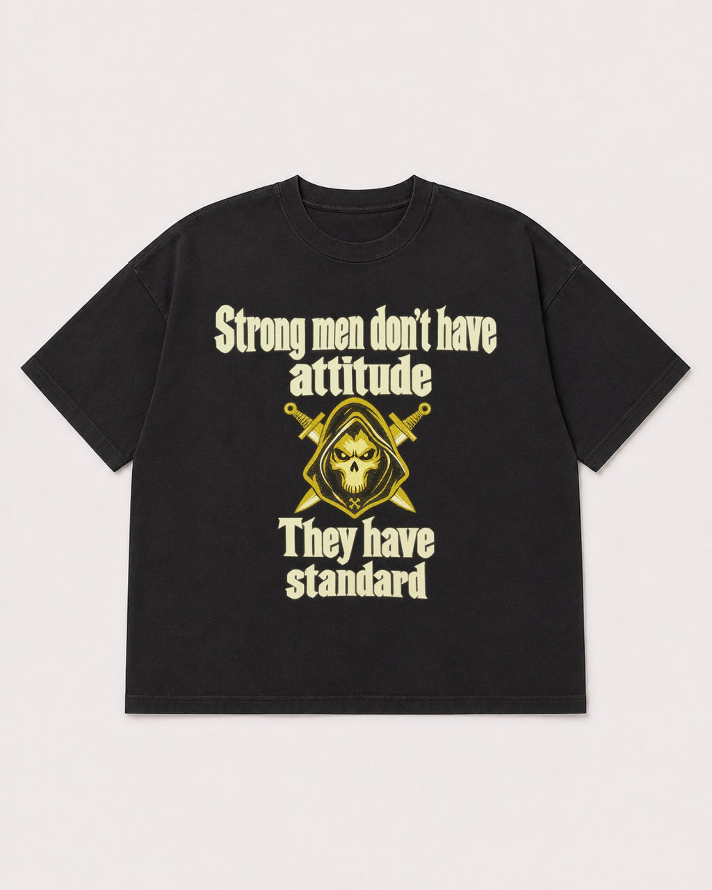Mockup Boxy Heavyweight Tee Black product