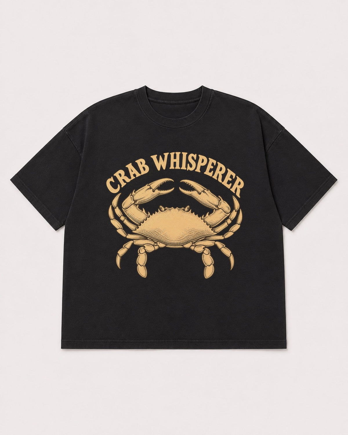 Mockup Boxy Heavyweight Tee Black product