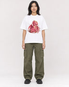 Mockup Boxy Heavyweight Tee White female full-body 22