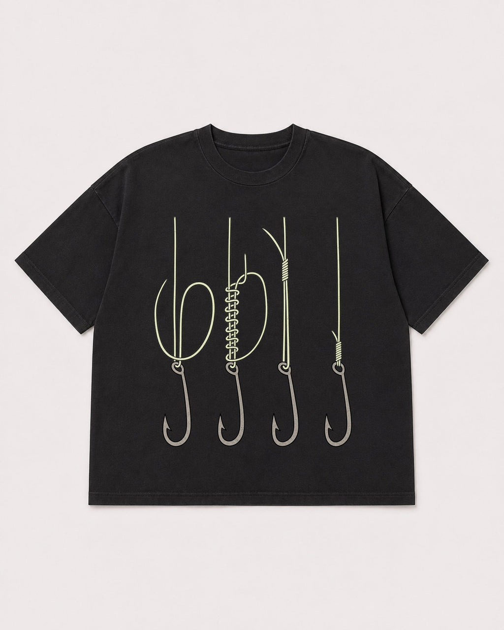 Mockup Boxy Heavyweight Tee Black product