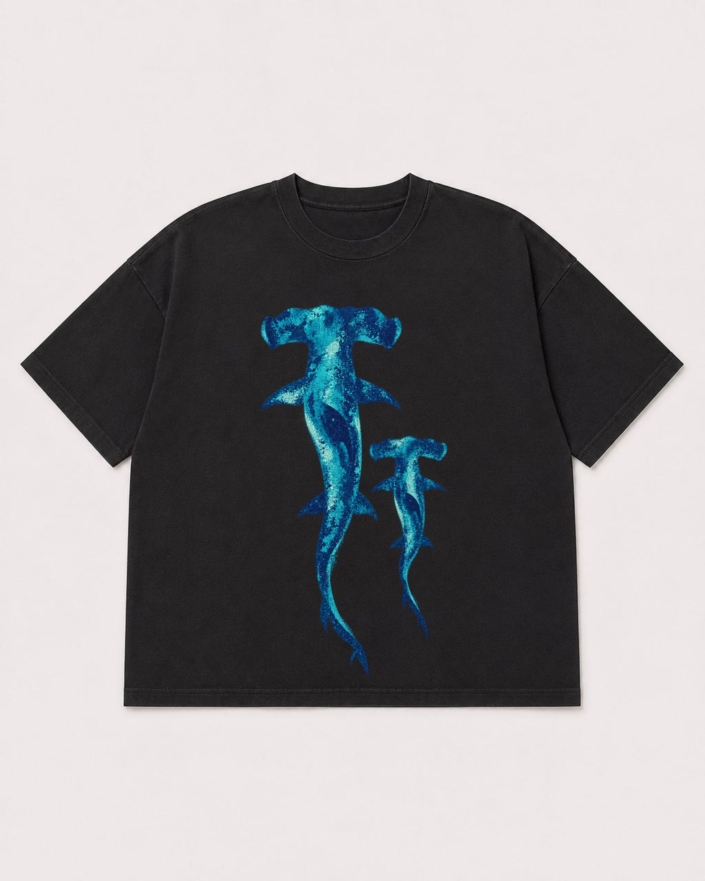 Mockup Boxy Heavyweight Tee Black product