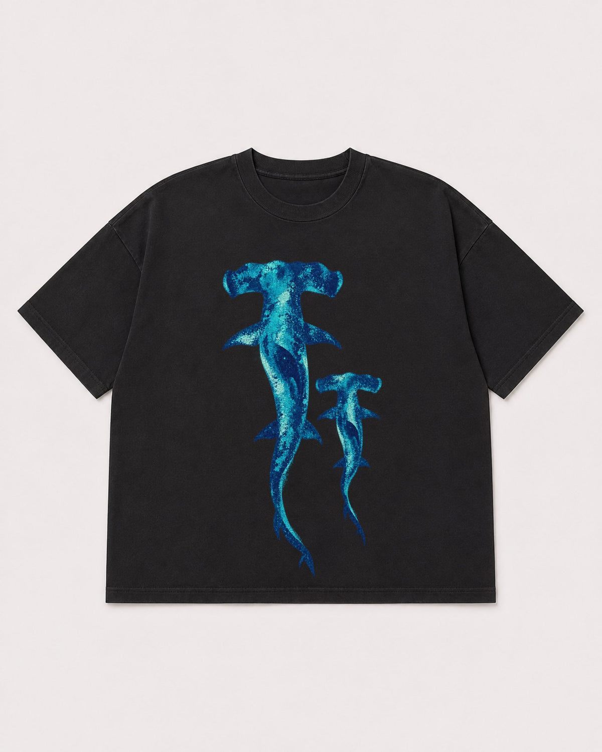 Mockup Boxy Heavyweight Tee Black product