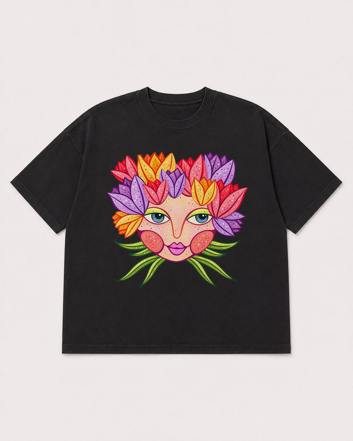 Mockup Boxy Heavyweight Tee Black product