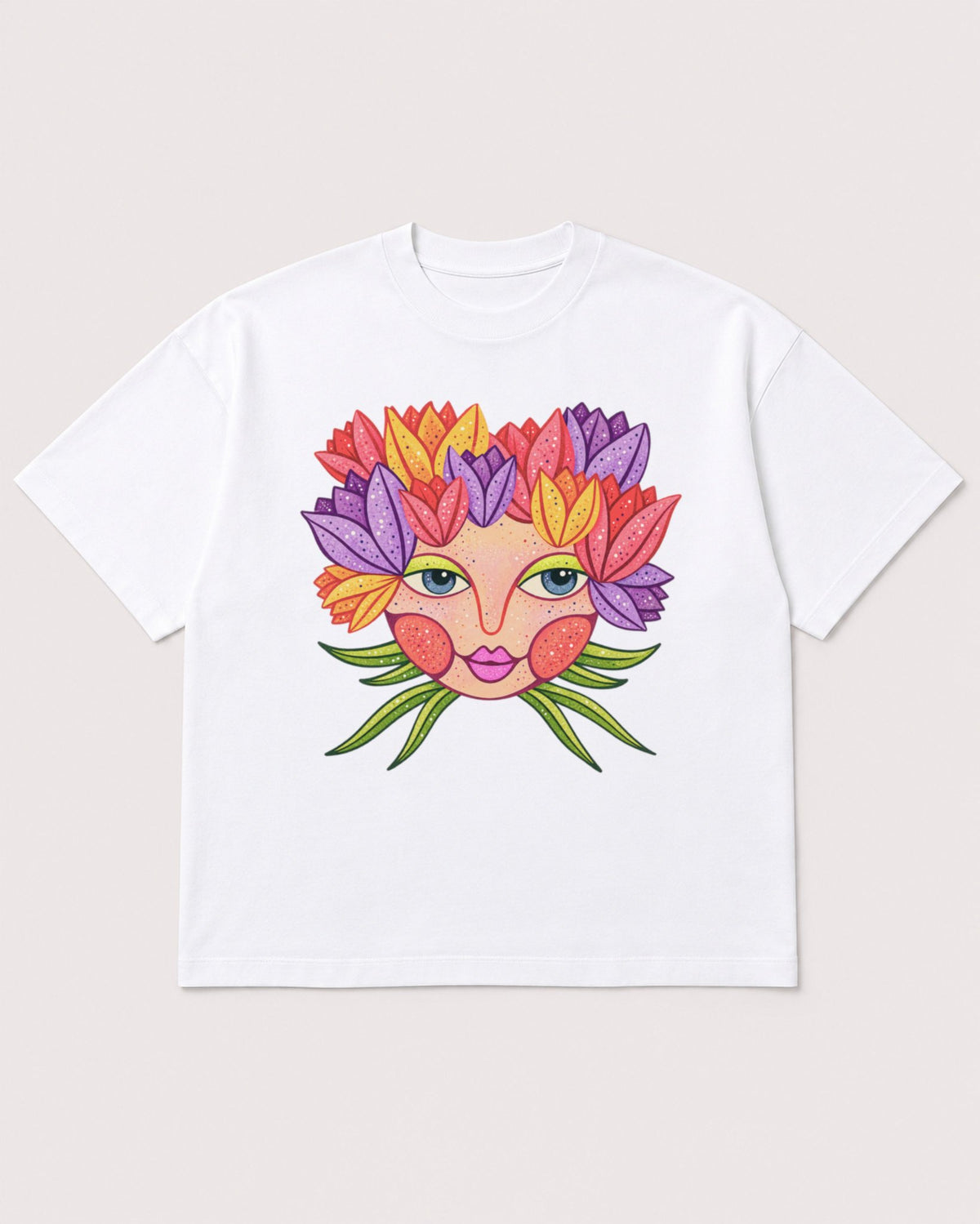 Mockup Boxy Heavyweight Tee White product