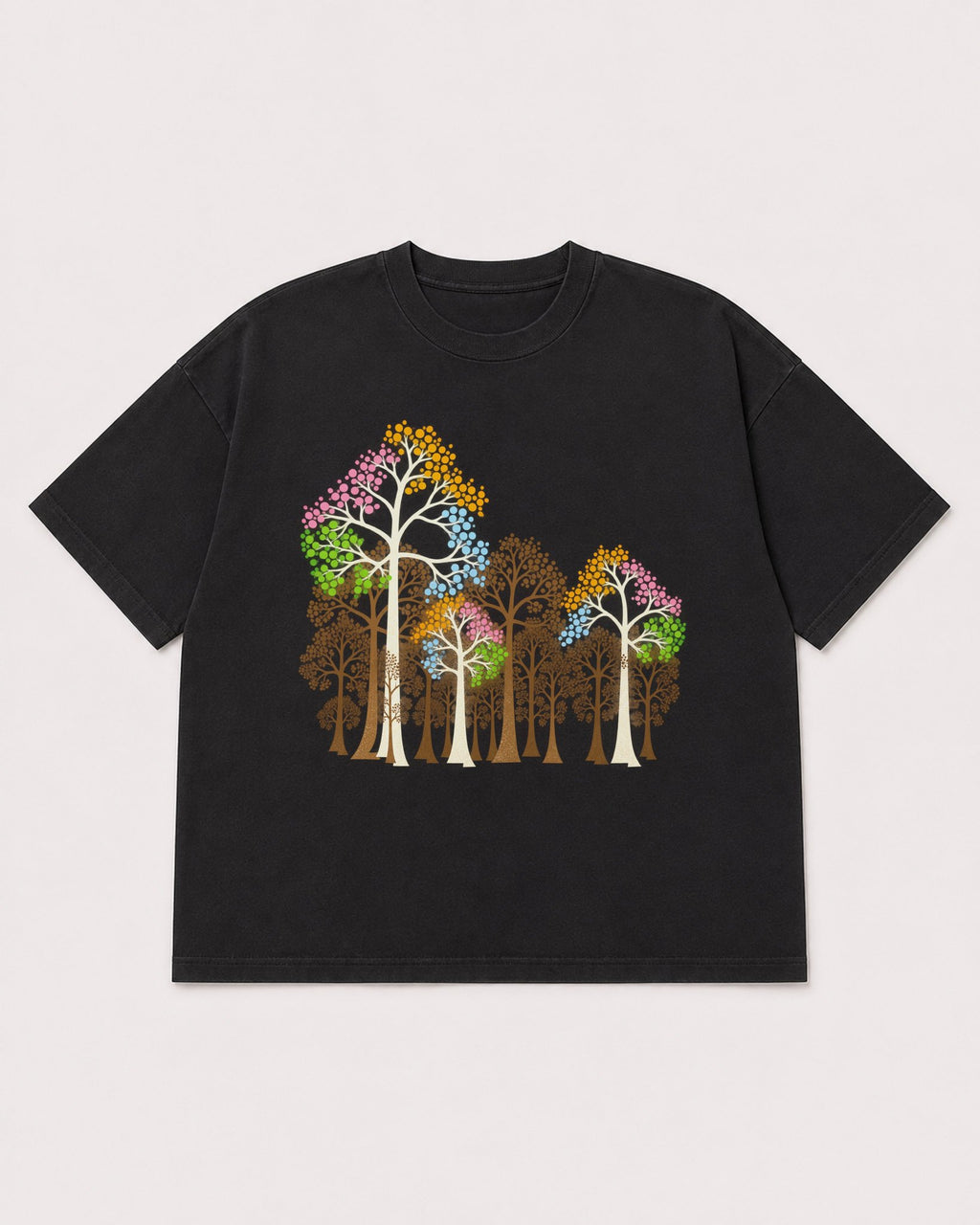 Mockup Boxy Heavyweight Tee Black product