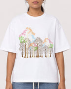 Mockup Boxy Heavyweight Tee White female close-up 16