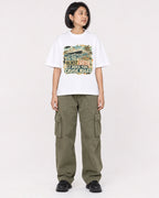 Mockup Boxy Heavyweight Tee White female full-body 32