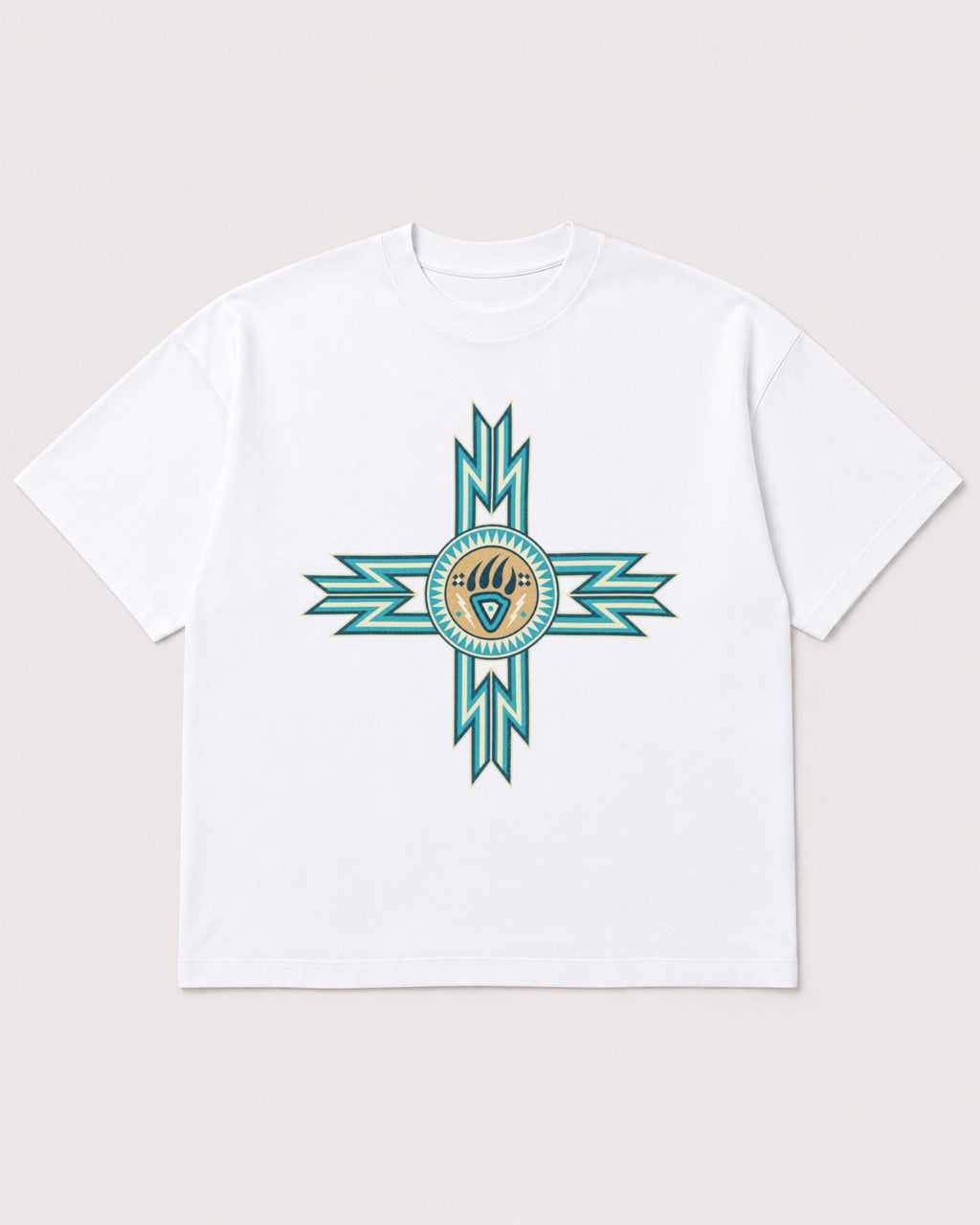 Mockup Boxy Heavyweight Tee White product
