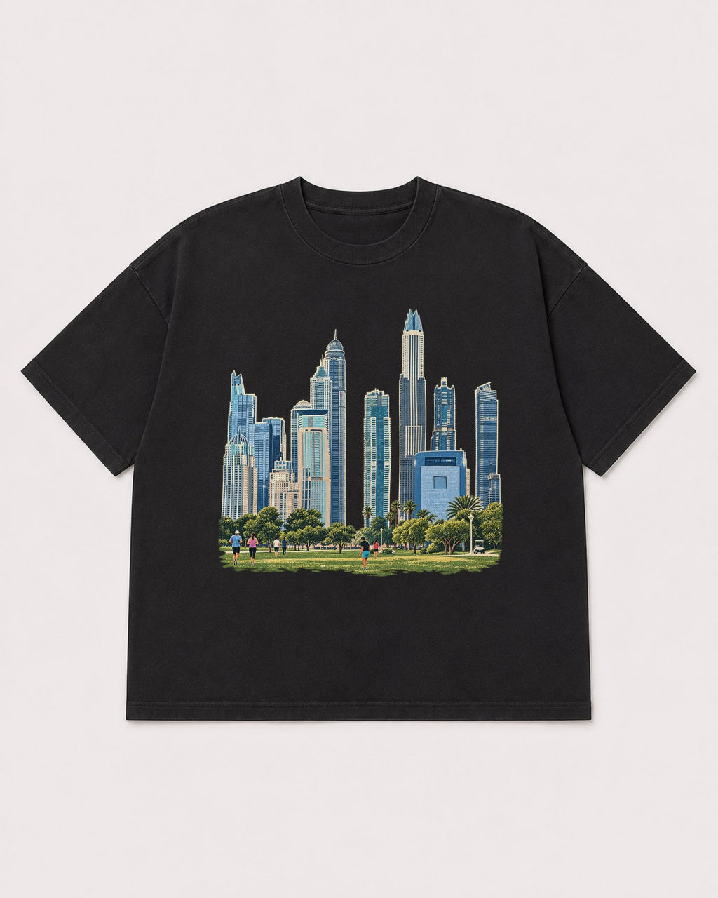 Mockup Boxy Heavyweight Tee Black product