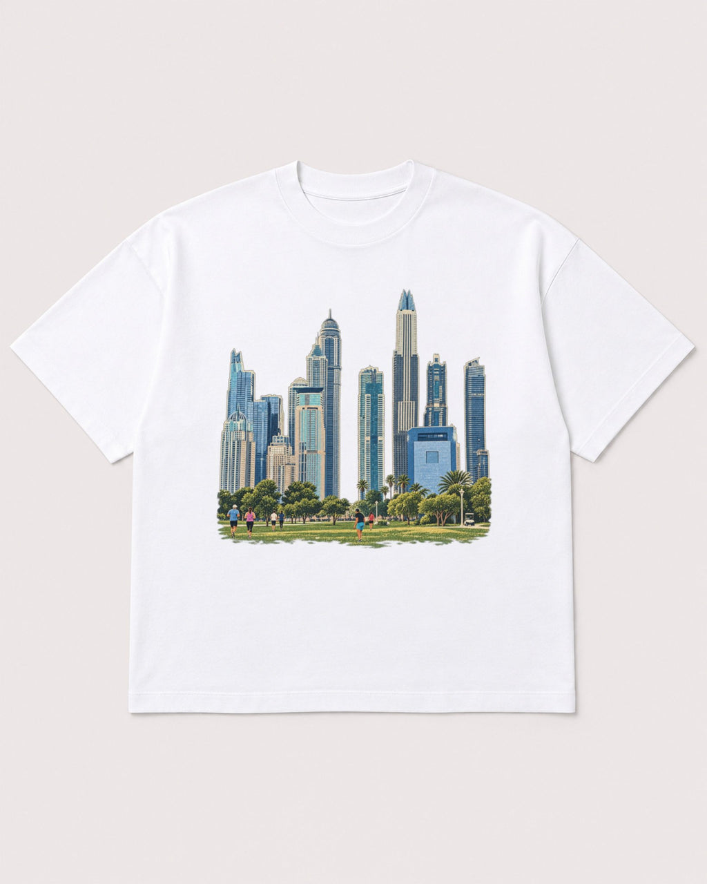 Mockup Boxy Heavyweight Tee White product