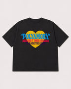 Mockup Boxy Heavyweight Tee Black product