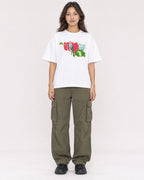 Mockup Boxy Heavyweight Tee White female full-body 02