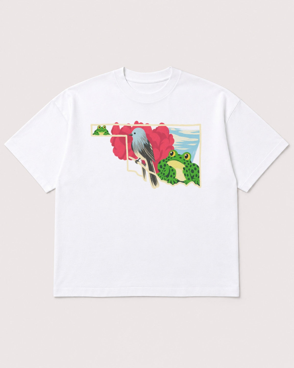 Mockup Boxy Heavyweight Tee White product