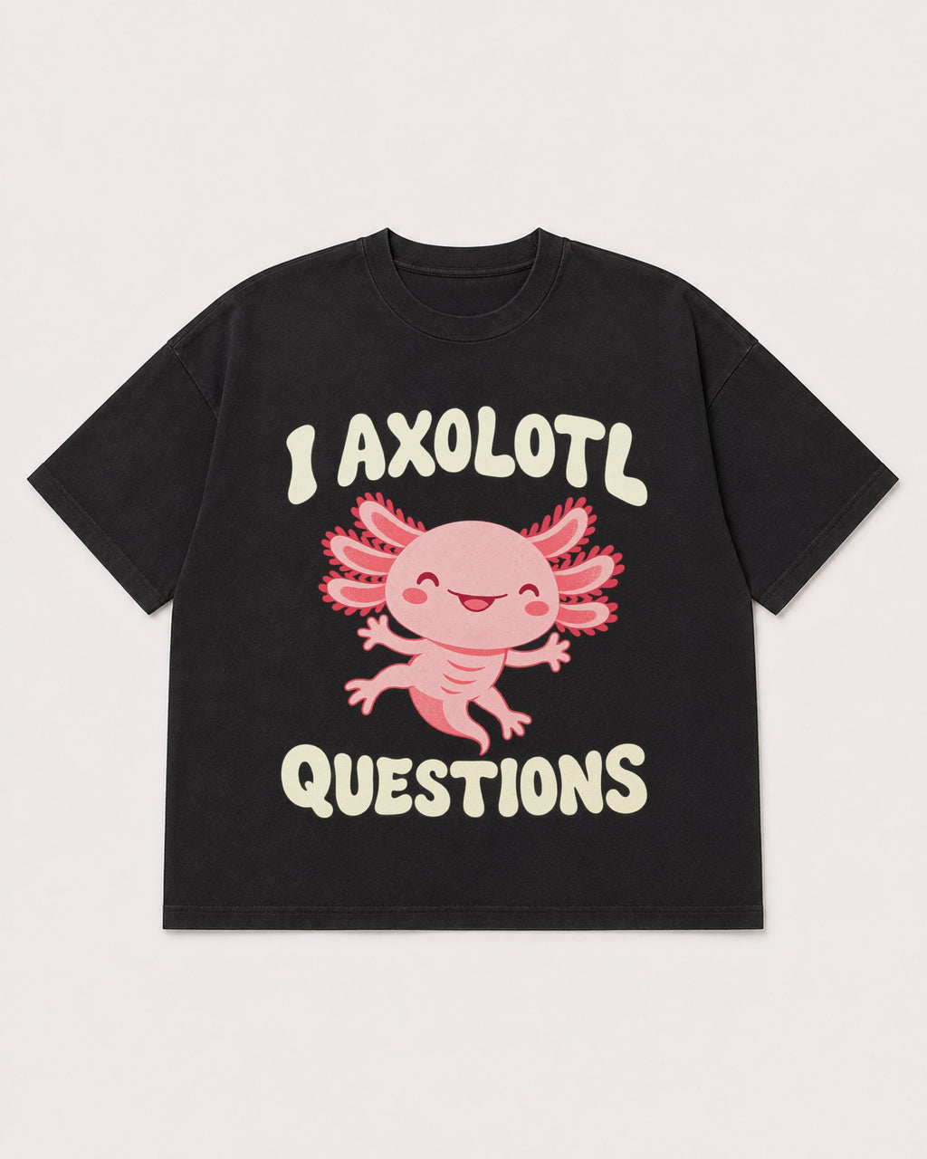 Mockup Boxy Heavyweight Tee Black product