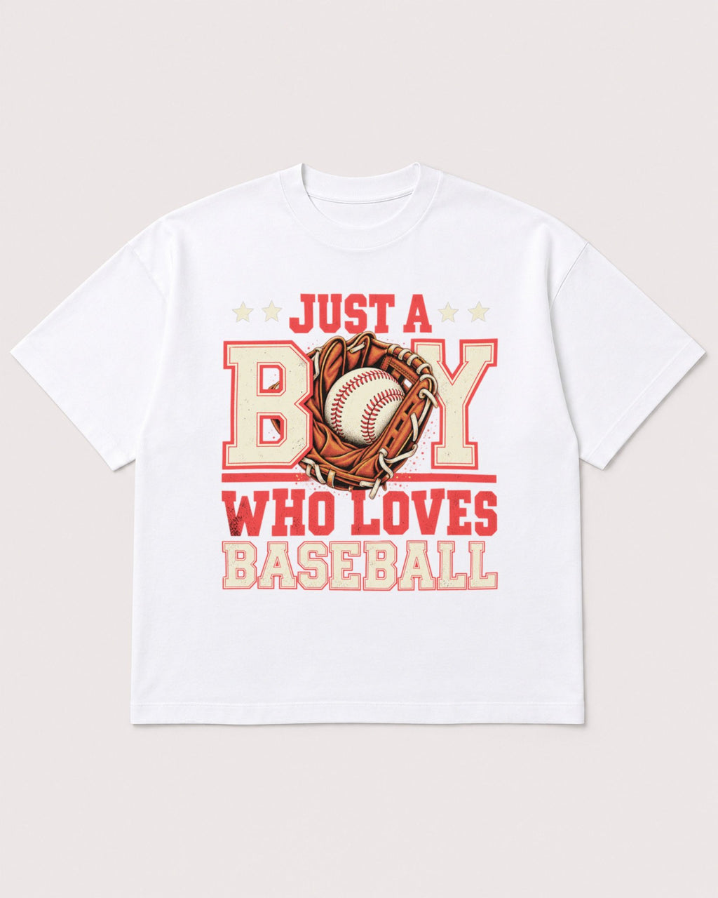 Mockup Boxy Heavyweight Tee White product