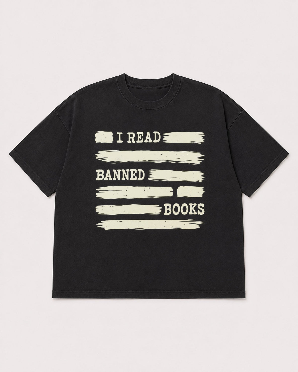 Mockup Boxy Heavyweight Tee Black product