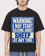 Mockup Boxy Heavyweight Tee Black male close-up 03