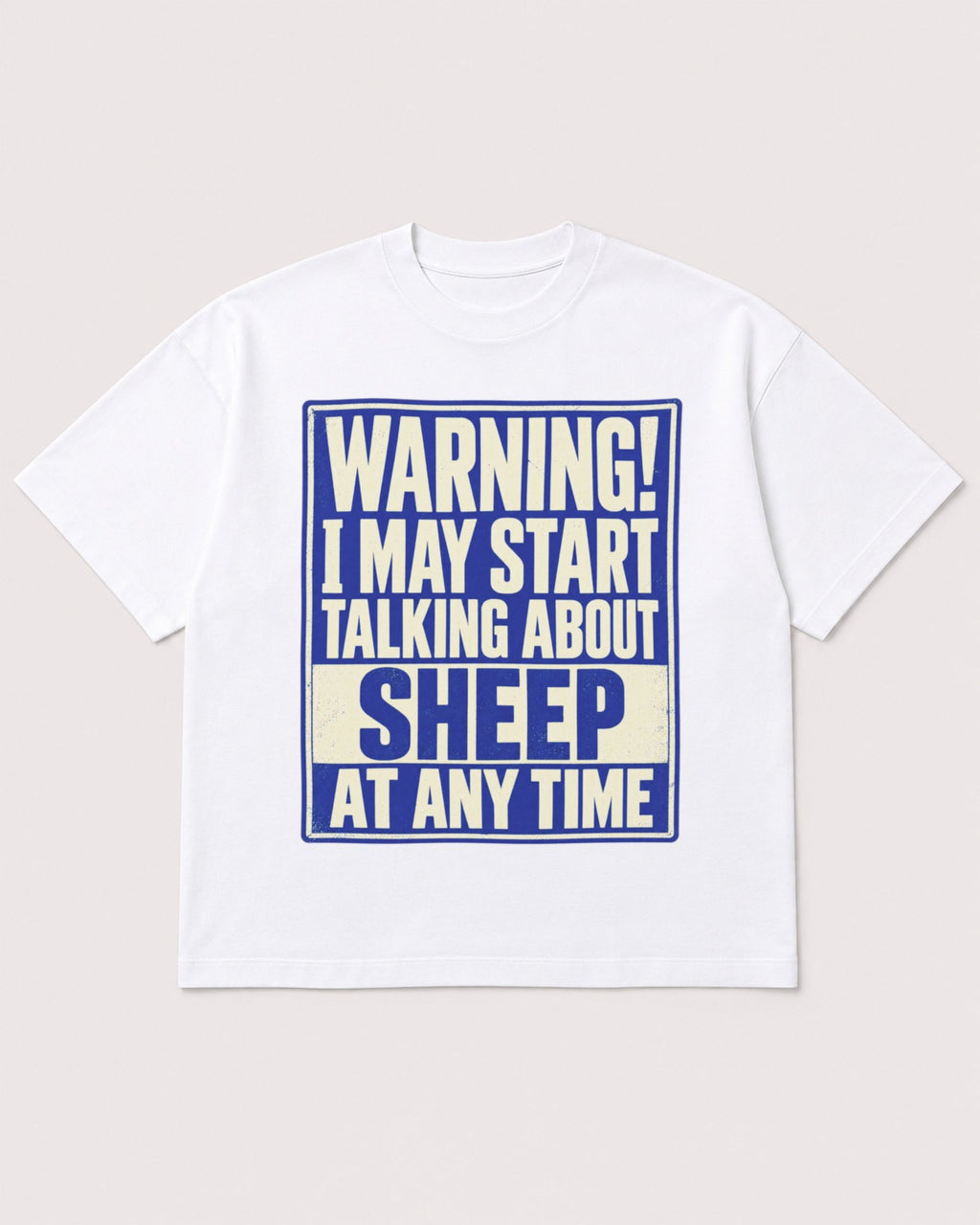 Mockup Boxy Heavyweight Tee White product