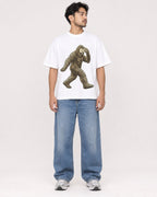 Mockup Boxy Heavyweight Tee White male full-body 02