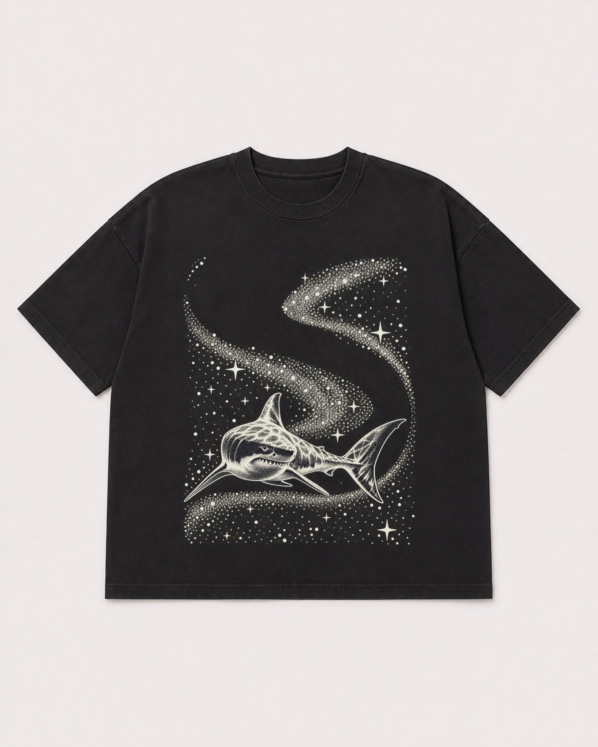 Mockup Boxy Heavyweight Tee Black product